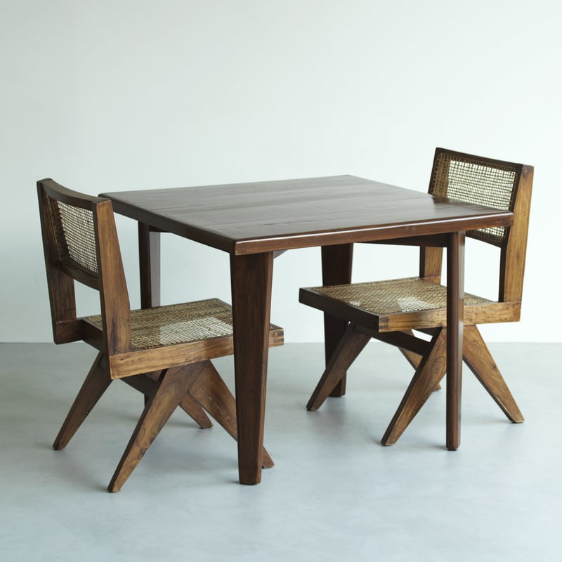 PIERRE JEANNERET ピエール・ジャンヌレ SQUARE TABLE 1959~ PIERRE JEANNERET ピエール・ジャンヌレ SQUARE TABLE 1959~