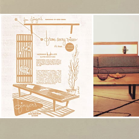 GEORGE NELSON ジョージ・ネルソン NELSON PLATFORM BENCH / BKACK 1950'S ORIGINAL VINTAGE (No.C24)