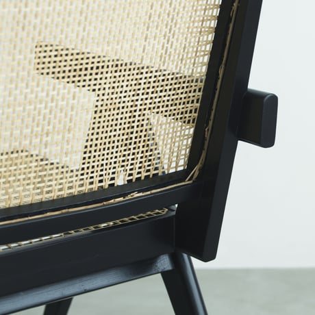 PIERRE JEANNERET ピエール・ジャンヌレ  EASY ARM CHAIR BLACK 1950'S ORIGINAL VINTAGE (No.B3)