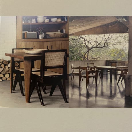 PIERRE JEANNERET ピエール・ジャンヌレ  SQUARE TABLE 1959~60 ORIGINAL VINTAGE (No.T4)