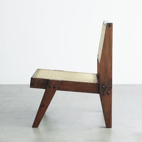 PIERRE JEANNERET  NUT EASY CHAIR 1950'S ORIGINAL VINTAGE (No.B17)