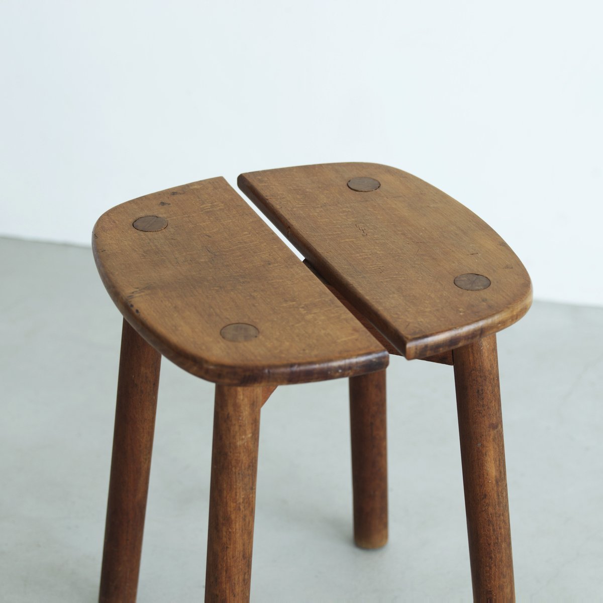 PIERRE GAUTIER-DELAYE GRAIN DE CAFE STOOL 1950' PIERRE GAUTIER-DELAYE GRAIN DE CAFE STOOL 1950'