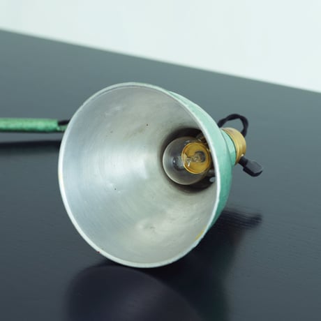 LAMPE GRAS 204 RAVEL HAMMERED GREEN   1960'S  ORIGINAL VINTAGE (No.L4)