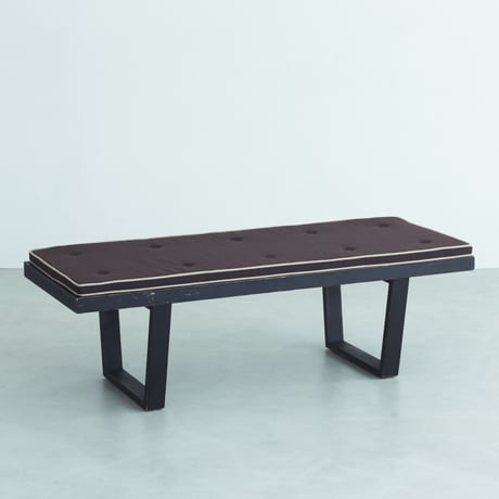 GEORGE NELSON ジョージ・ネルソン NELSON PLATFORM BENCH / BKACK 1950'S ORIGINAL VINTAGE (No.C24)