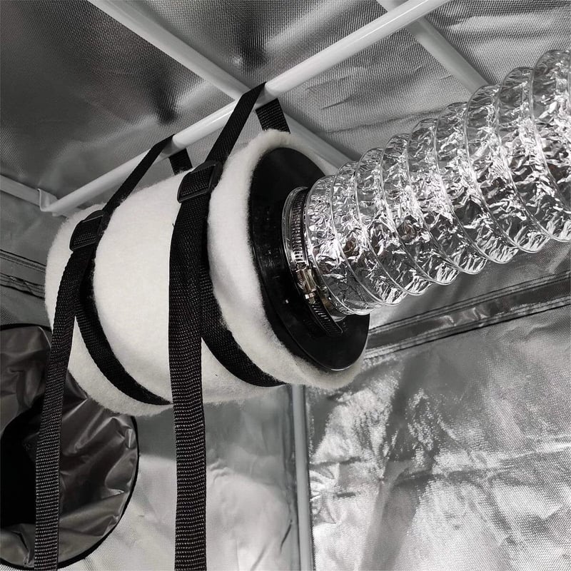 【室内栽培】インラインファン 150 & カーボンフィルターセット 室内栽培】インラインファン 150 & カーボンフィルターセット