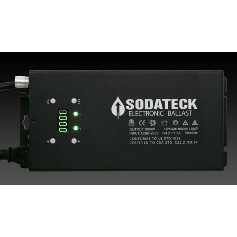調光可能1000W電子安定器２４Hタイマー内臓 sodatec 1000W タイマー付電子安定器 | growshop hifumi