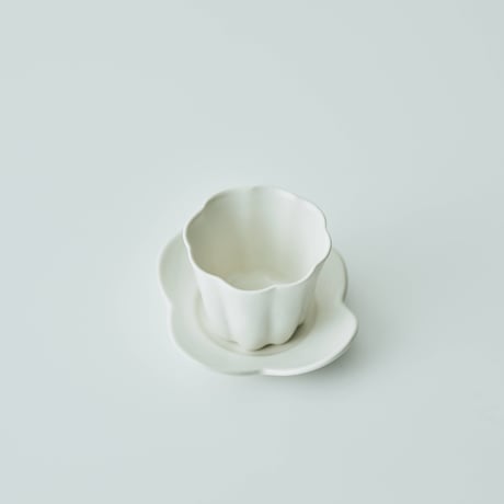 藤村佳澄 / カヌレ茶杯（ホワイト）