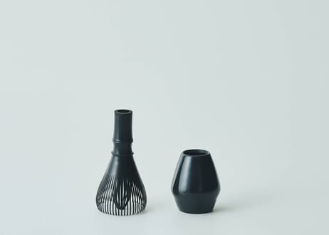 【特別価格】煎茶ラテセット（黒茶筅 + ラテ用粉末煎茶）