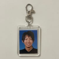 川内大輝 中学生ver 証明写真キーホルダー（サイン＆一言入り）