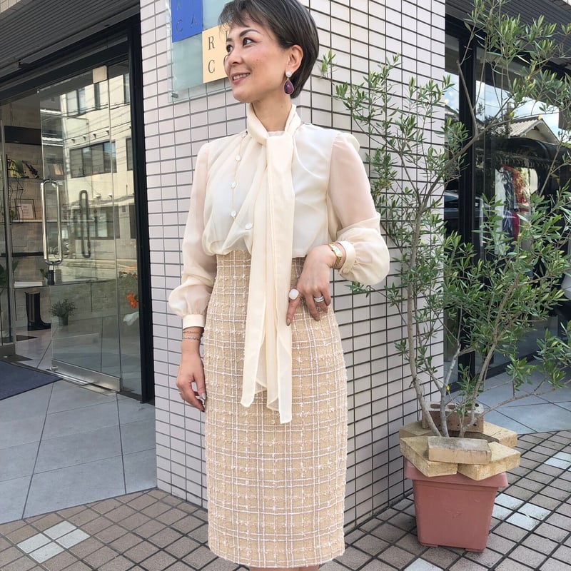 幸せのシャネルツイード・ワンピース | Rica Rico 幸せのシャネルツイード・ワンピース | Rica Rico