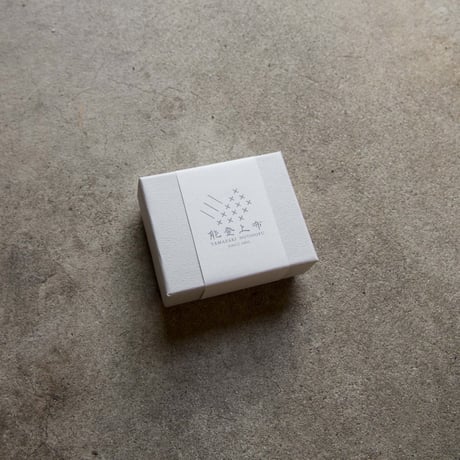 ヘアゴム　浮布〔clear cloth〕 大 / 楕円　三筋縞　黄緑