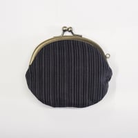 がま口 / 滝縞　黒