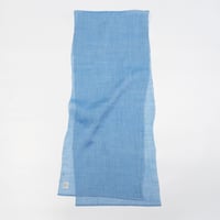 ストール　息吹 / 十字絣　青 / XL