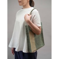 数寄屋袋 / 変形縞 黒 | 能登上布 公式ONLINE STORE