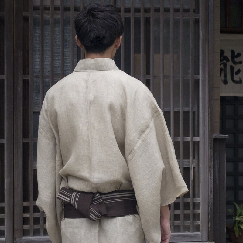 夏着物　能登上布　着物 上布】能登上布とざっくり夏名古屋帯 #kimono #着物 | ちぇら