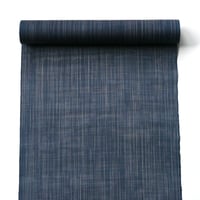 ［ まつり対象商品 ］能登上布  着物反物 / 雨絣　濃紺