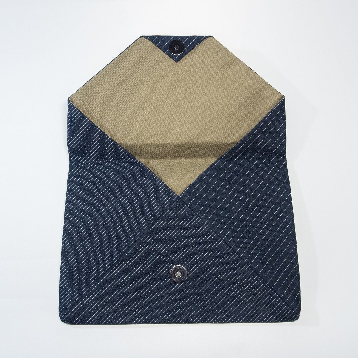 未使用 能登上布 数寄屋袋 縞 ストライプ 数寄屋袋 / 変形縞 黒 | 能登上布 公式ONLINE STORE