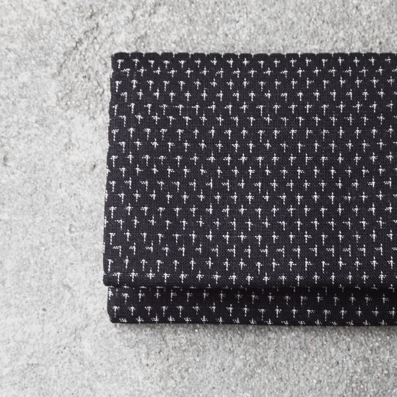 名刺入れ / 着尺/蚊絣 黒 | 能登上布 公式ONLINE STORE