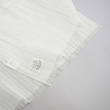 ストール / 雨絣　薄緑 / XL