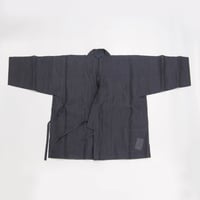 能登上布　作務衣（上下） / 濃色縞または無地 [ 色柄おまかせ ] / 仕立て代込み