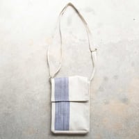 ショルダーバッグ〔長型〕 / 青縞　生成