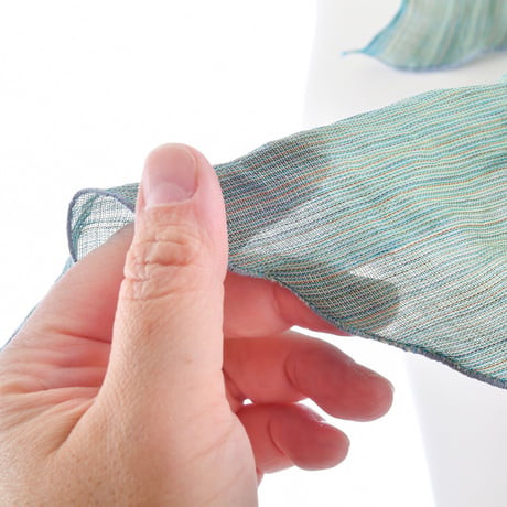 スカーフ / 万筋 縞　淡紅紫