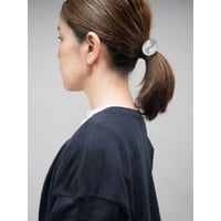 ヘアゴム　浮布〔clear cloth〕 大 / [ 色柄形おまかせ ]