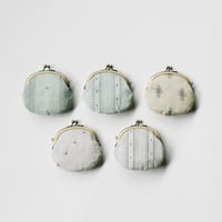 がま口 / 十字絣 ［色柄おまかせ］