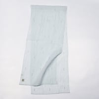 ストール　息吹 / 十字絣　薄青 / XL