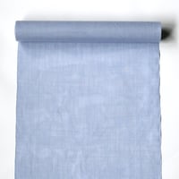 ［ まつり対象商品 ］能登上布  着物反物 / 色無地　淡灰青