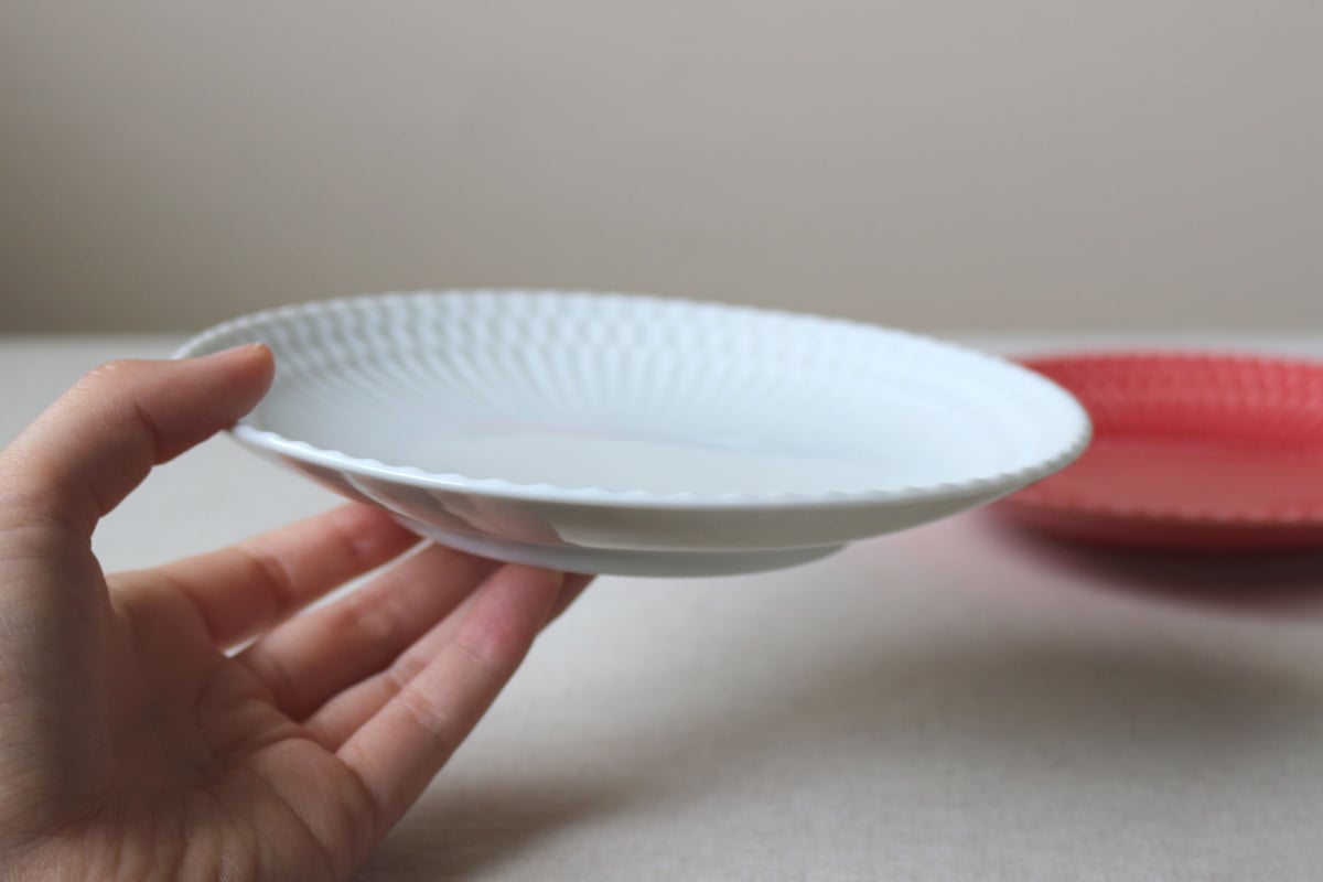 さざなみ 16皿 箱入り紅白セット【小田陶器100周年記念・限定 さざなみ 16皿 箱入り紅白セット【小田陶器100周年記念・限定