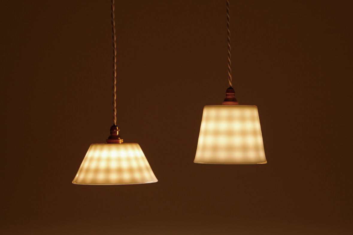 白磁　ランプ用 HAKUJI LAMP frill 平型 白 M39001 | 小田陶器オンラインストア