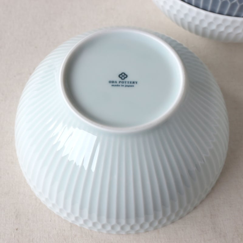 さざなみ 19鉢 青白 M47102 | 小田陶器オンラインストア