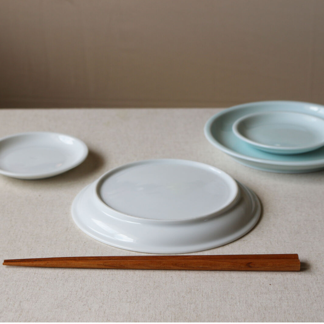 わんなり 16.5皿 白 裏印あり M40001 | 小田陶器オンラインストア