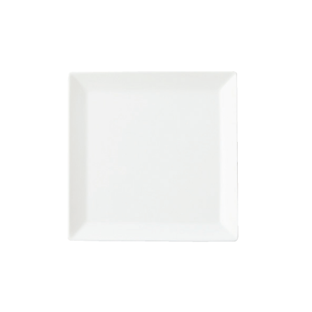 square 22正角皿 白 P00901 | 小田陶器オンラインストア