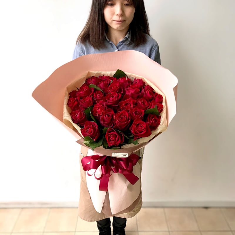 Rose Bouquet 33本 ～3回生まれ変わっても3回愛す～ | 花屋 ゆず花