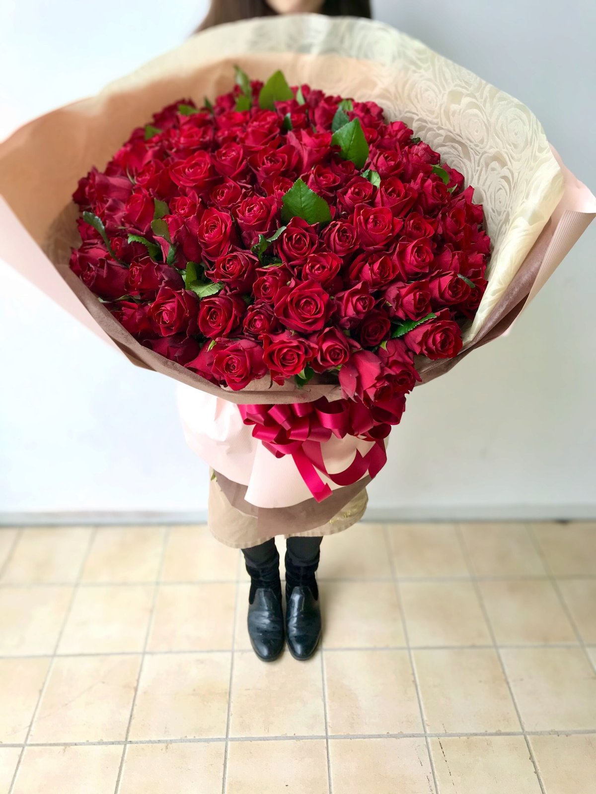 Rose Bouquet 108本 ～結婚して下さい～ | 花屋 ゆず花
