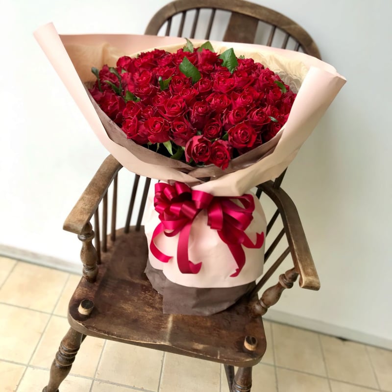 Rose Bouquet 108本 ～結婚して下さい～ | 花屋 ゆず花