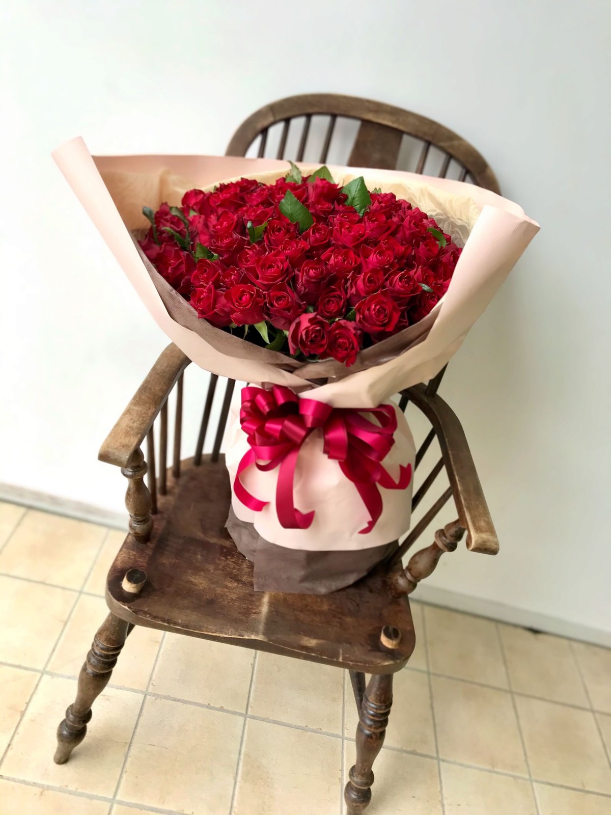 Rose Bouquet 108本 ～結婚して下さい～ | 花屋 ゆず花