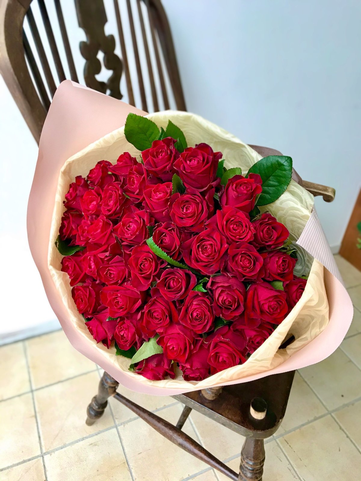 Rose Bouquet 40本 ～真実の愛～ | 花屋 ゆず花