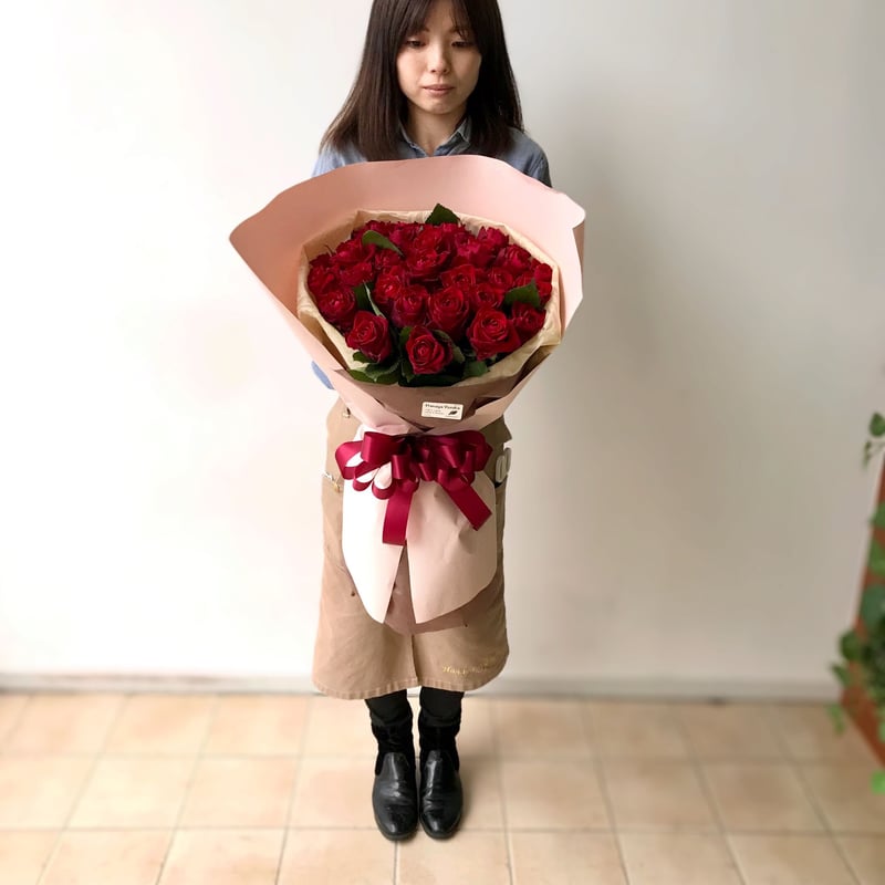 Rose Bouquet 33本 ～3回生まれ変わっても3回愛す～ | 花屋 ゆず花