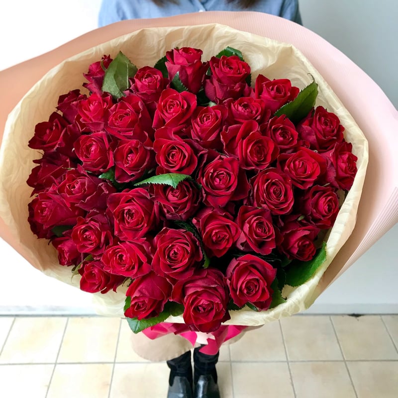 Rose Bouquet 40本 ～真実の愛～ | 花屋 ゆず花