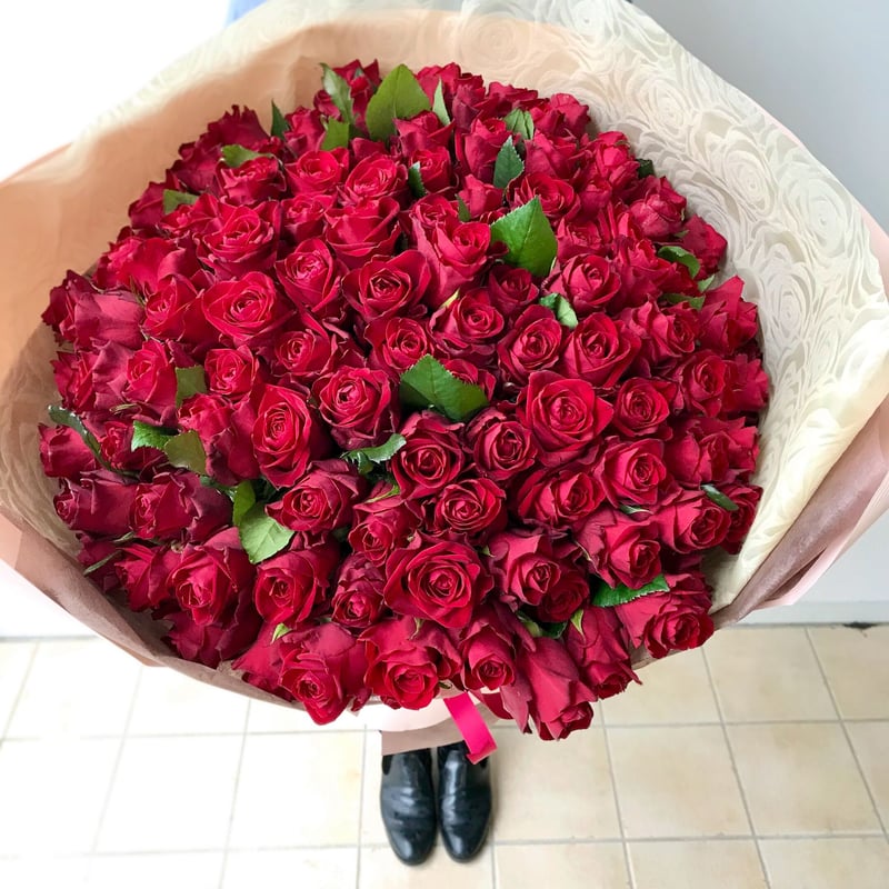 Rose Bouquet 108本 ～結婚して下さい～ | 花屋 ゆず花