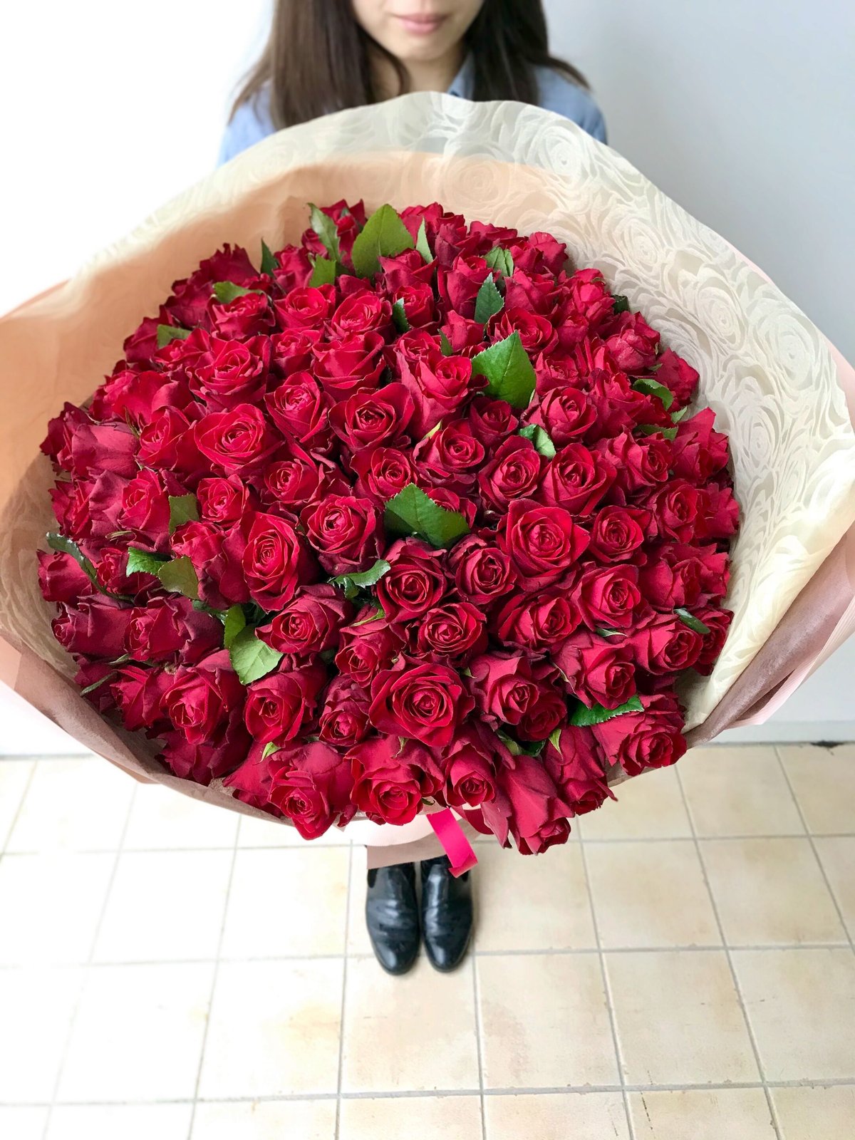 Rose Bouquet 108本 ～結婚して下さい～ | 花屋 ゆず花