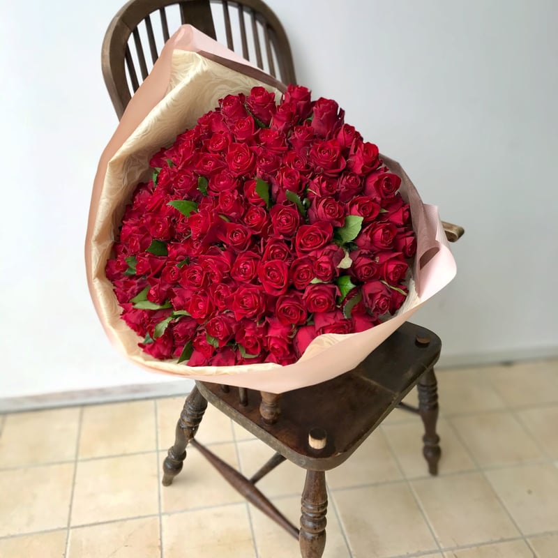 Rose Bouquet 108本 ～結婚して下さい～ | 花屋 ゆず花