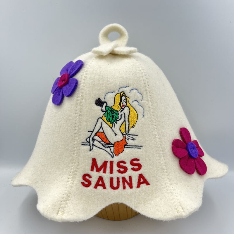 サウナハット【MISS SAUNA】 フェルト | Metos Sauna Soppi