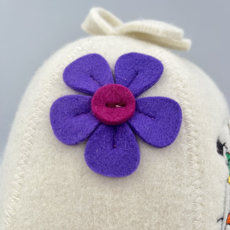 サウナハット 紫 フェルト サウナハット 紫 フェルト