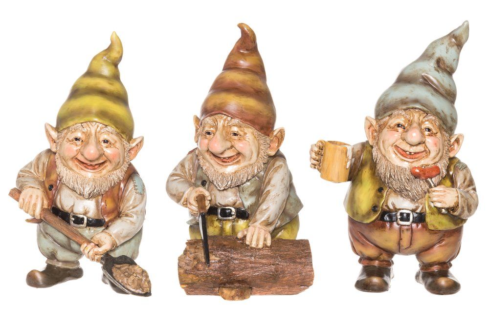 P マスターズGNOME Tシャツとガーデンノーム 妖精ミニ 箱に破れ有り P