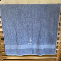 メトスボディバスタオル（青）