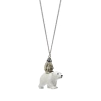 【再入荷】AndMary/動物シロクマ＆ペンギンネックレス「プレゼント」